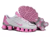 nike shox tlx 2019U basket-ball femme sport pas cher blanc pink